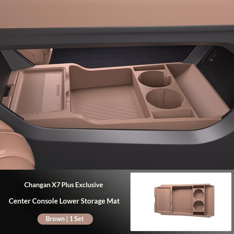 Suitable for 26 Models of Changan Cs75pro Central Control Lower Storage Box 25 Models of X7plus Car Modification Accessories