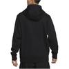 Nike Sweatshirts Men's Black Hooded Moderate Regular DX0542-010