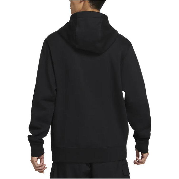 Nike Sweatshirts Men's Black Hooded Moderate Regular DX0542-010