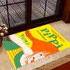 Pippi Monkey Friend. Customized Name Area Rug Suitable for Dormitory Hallway Playrooms Dining Room Anti-slip Rug Office home decor