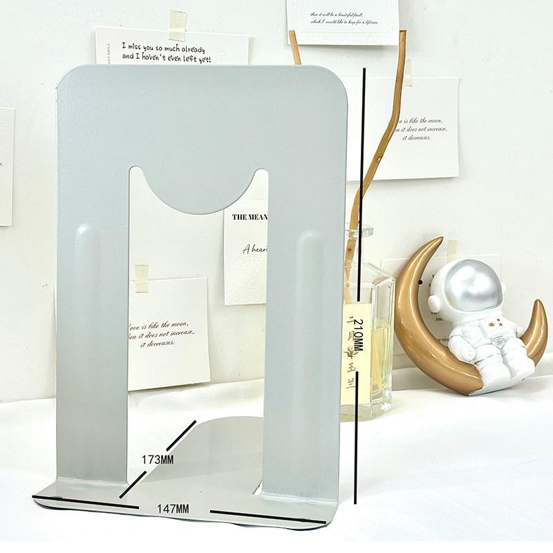 Steel Bookends: Thick, Stable, Large Book Clips for Library Use