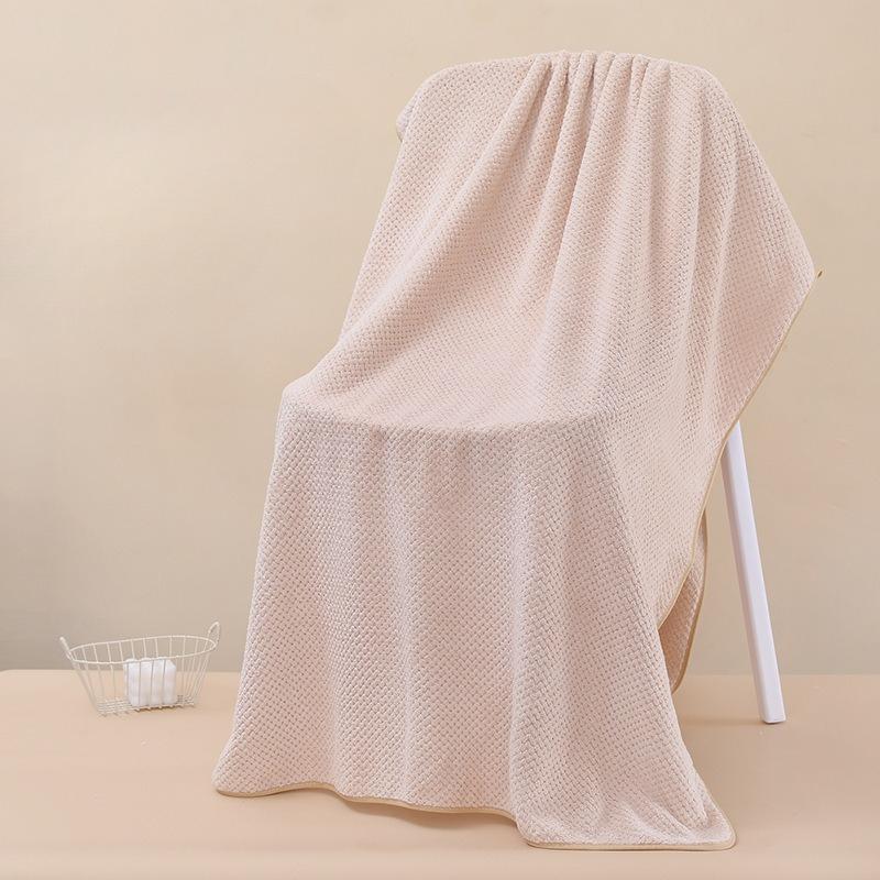 

Большое Супермягкое Банное Полотенце, Впитывающее Быстросохнущее Женское Полотенце для Душа, Милое Удобное Бытовое Полотенце, Принадлежности для Ванной, Товары для Дома 70*140cm света кофе