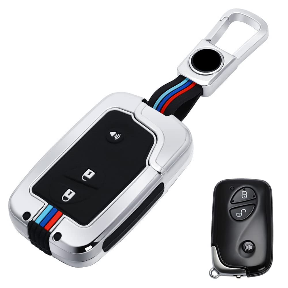 

Чехол для ключа для смарт-ключа Lexus Чехол для ключа Сплав цинка Силикон Мягкий на ощупь Разработан для держателя ключа Lexus Совместим с LEXUS Early LS GS IS