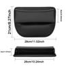 Car Seat Gap Organizer Storage Box Nappa Leather Multifunction Universal Crevice Side Storage Pocket Wallet Key Card Accessories
