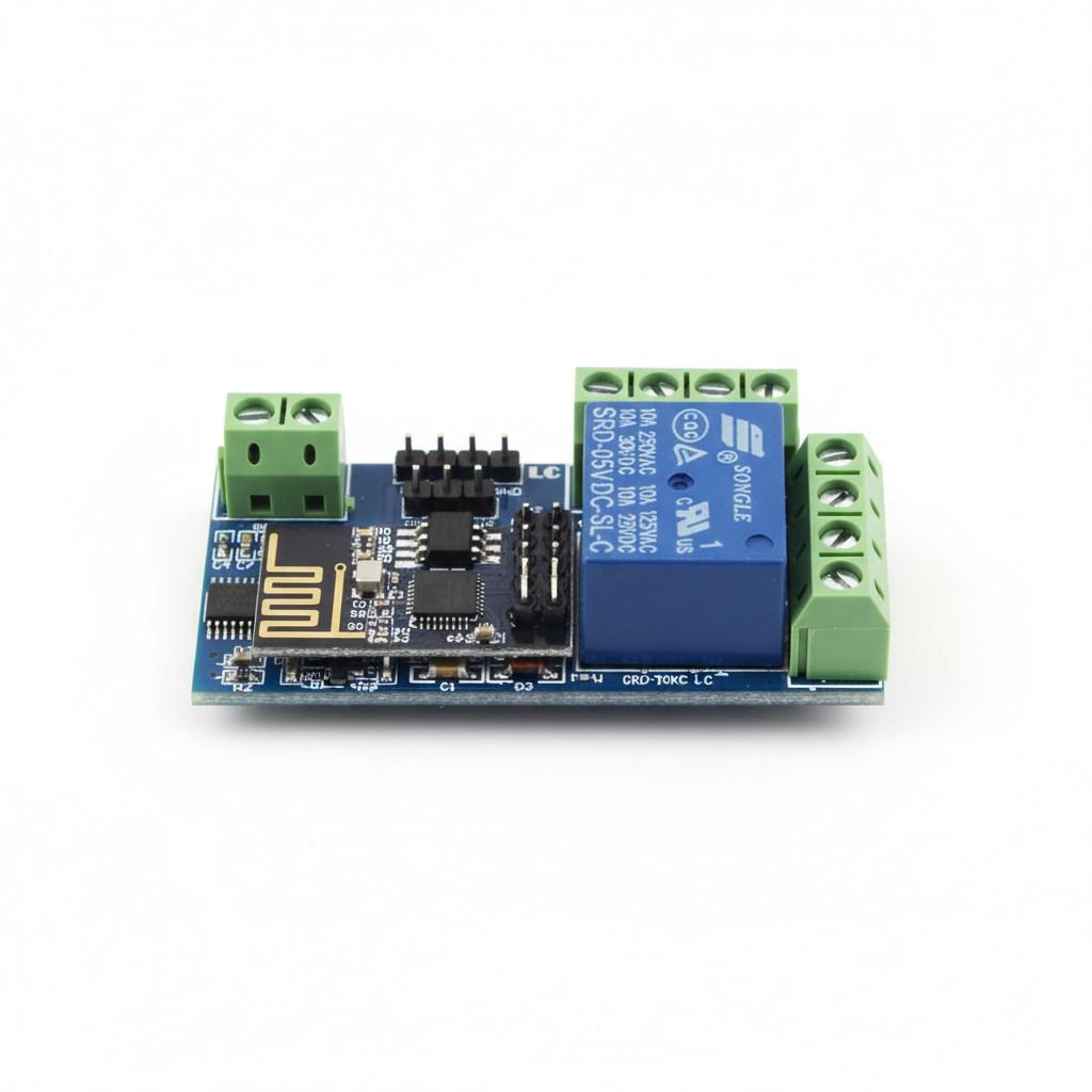 

ESP8266 5V Single-Channel WiFi Relay IoT Smart Home Android Phone APP Remote Switch 10*10*2 белый