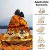 1pc, Autumn Adventure: Chip 'n' Dale Throw Blanket Perfect for Home Decor, Couch Cover, Outdoor Use, Travel, Camping, Car, Beach, Office Nap