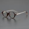 Oval Glasses for Women Retro Acetate Vintage Glasses Frame Optical Round Men Female Brown Green Clear Lens Unisex