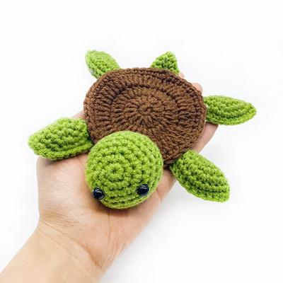 Schildkrötenuntersetzer Handgehäkelt Niedliche Schildkrötenmatten Topflappen Tellermatte Halloween-Party Tassenuntersetzer Strickuntersetzermatte für Zuhause