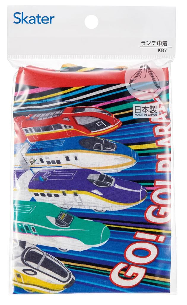 Skater Drawstring Lunch Made In Plarail Children's Bag, Japan, 25, Boys' KB7-A