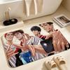 Anime-S-S-SLAM DU-NKS Floor Mat Soft Non-Slip Bath Mat, Bedside Carpet, Absorbent Doormat for Home