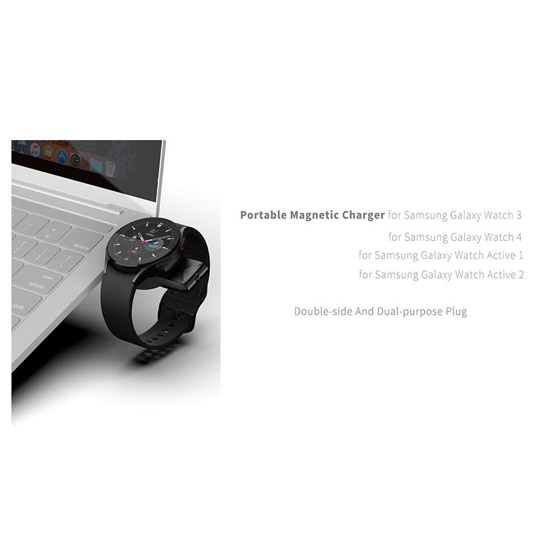 Fast Magnetic Charger For  Galaxy Watch 6/5Pro/5/4/3 Active 1 2 Charging 40/42/44/46Mm  Watch Power Supply