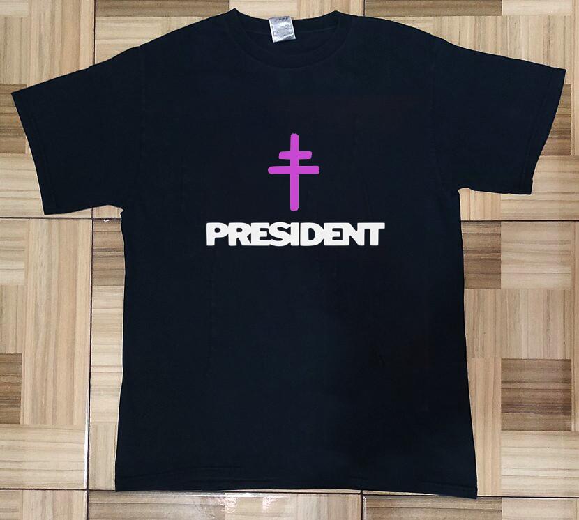 New President Band Logo Band 100% Cotton Black S to 5XL Shirt SN783 XL