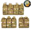1000D Tactical Magazine Pouch Double/Triple/Quadruple Mag Pouch Airsoft Ak 7.62/5.56mm M4 Ar Rifle Hunting Accessories