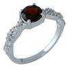 Silver Ring with Natural Garnet 1.05ct (1957950) 2.49 Gr. 925 Samples