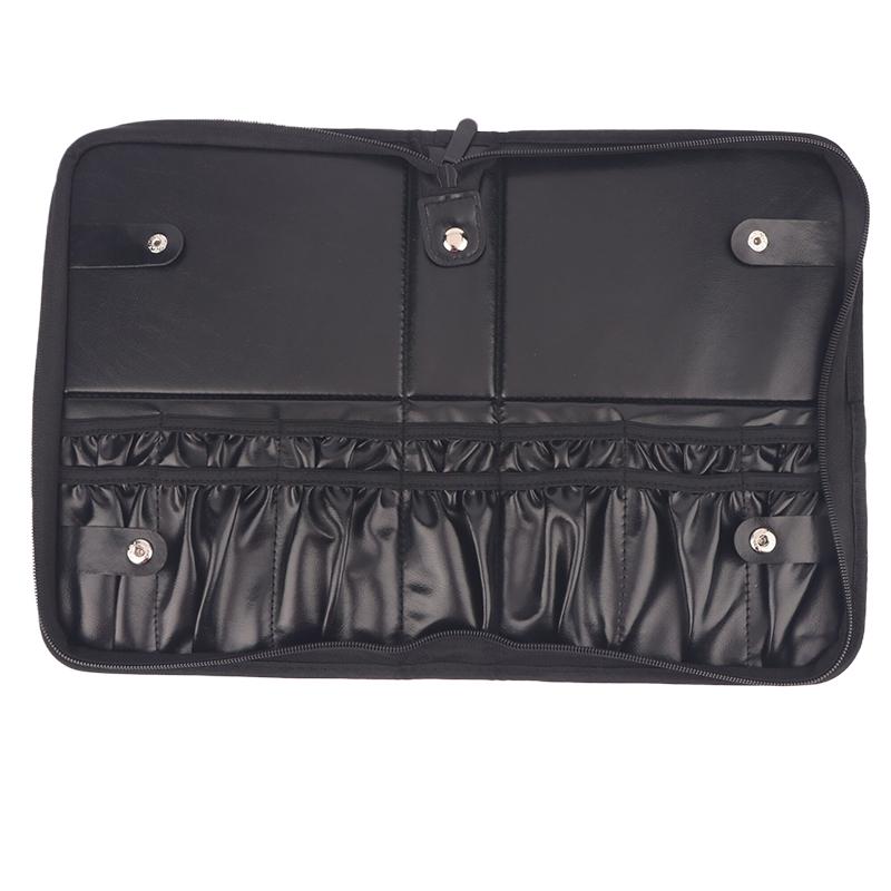 12/14/23/29 Löcher Faltbare Make-up-Pinsel Tasche Damen Make-up-Pinsel Werkzeugtasche Organizer Reise Puder Kosmetik Toilettenartikel Etui Halter