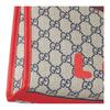 Gucci Torebka Tote z Nadrukiem Niedźwiedzia GG Supreme Torebki Tote dla Dzieci Beżowy Niebieski Czerwony 605614-FAER7-8457