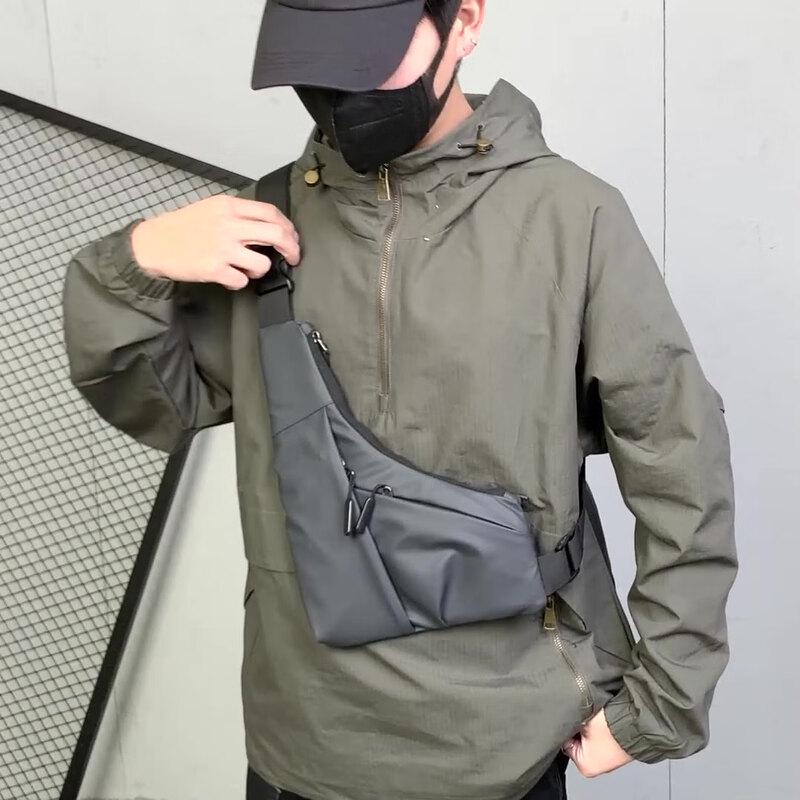 Мужская противокражная водоотталкивающая сумка-слинг через плечо