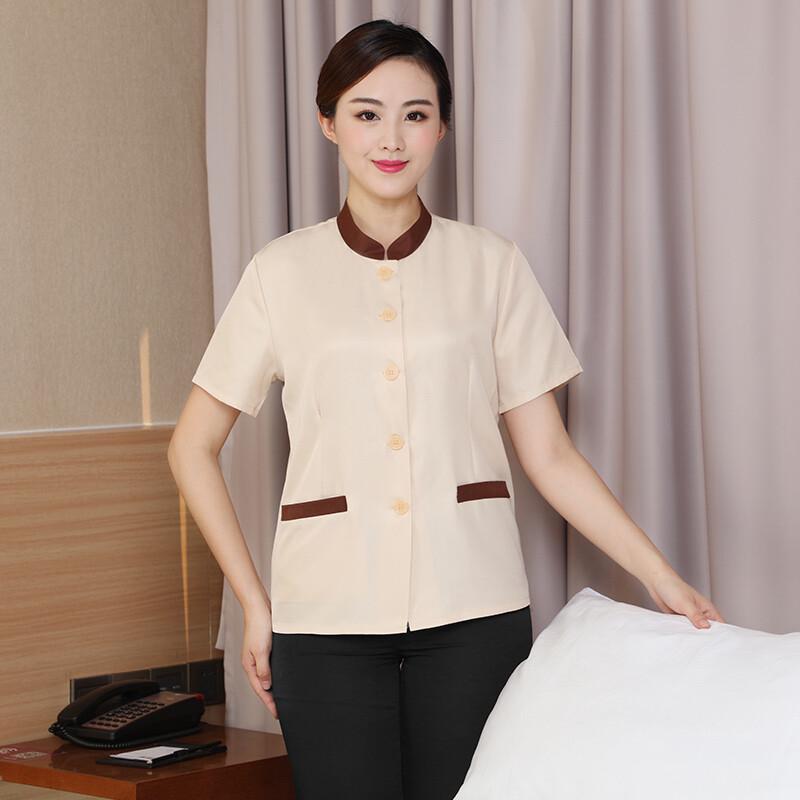 Teluoman Housekeeping Summer Work Uniform Set