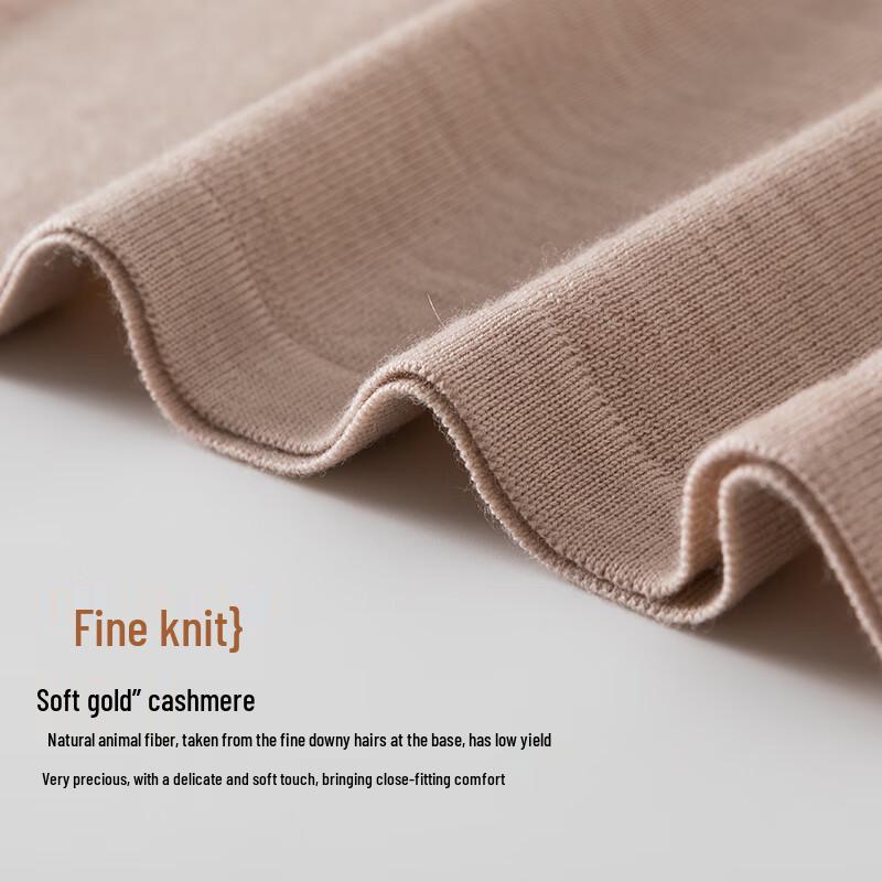 Hengyuanxiang Women's Pure Cashmere V-Neck Vest