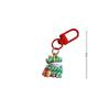 Cute Christmas Keychain Cartoon Santa Claus Snowman Kitten Pendant Key Ring Backpack Decoration Accessories  Year Gift
