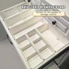 Home Pull-out Storage Box Drawer Telescopic Organizing Box Cosmetics Plastic Bedroom Study Partition Telescopic Box1PC
