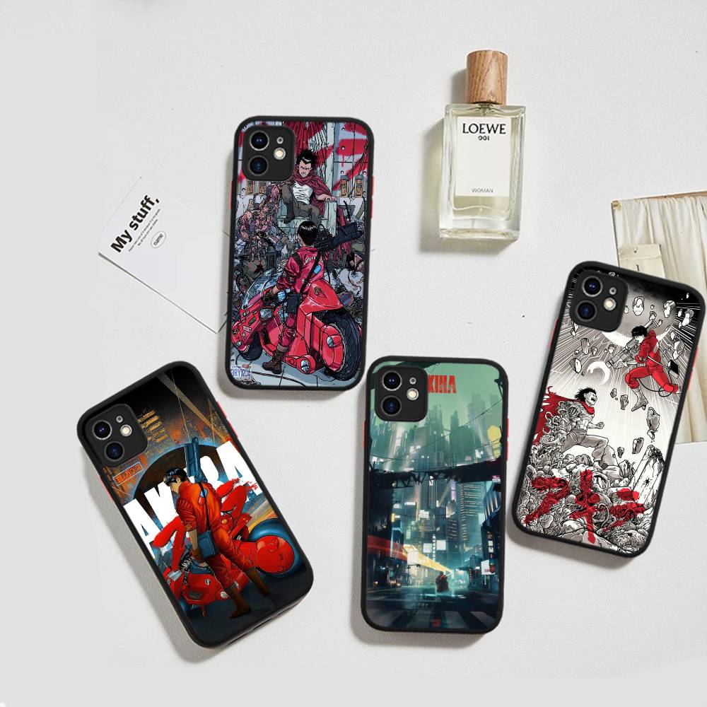 AKIRA ANIME CARTOON Phone Case For IPhone 14 X XR XS 7 8 Plus 11 12 13 Pro MAX 13mini Matte Shockproof Case