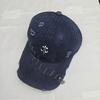 Baseball Cap With Vintage Wash And Embroidered Letters For Casual Everyday Wear