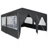 Feesttent Antraciet 400 x 400 x 266 cm Polyethyleen