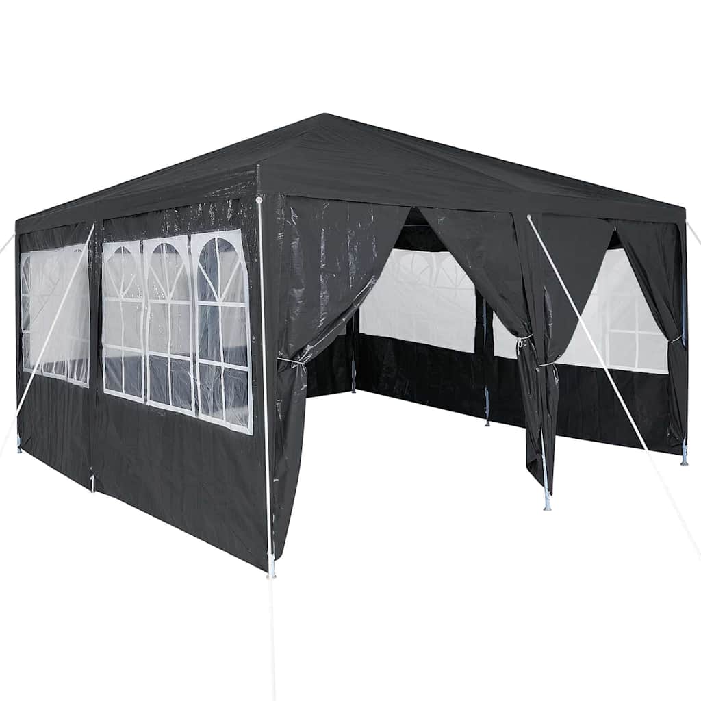 Party Tent Anthracite 400 X 400 X 266 Cm Polyethylene