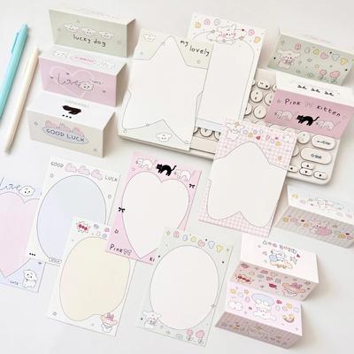 10 шт. корейских Ins милых кошек, ягненка, собак, головы, карт, задняя часть карты Kpop, 3-дюймовая упаковка для фотокарточек, декоративный материал, упаковка для карт, картон