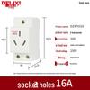 DELIXI DZ47X Rail Mounted Modular Power Socket