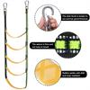 3/4/5 Step Boat Rope Ladder Folding Hanging Rope Ladder Light-weight Uv-proof Portable Rope Ladder Boat Boarding