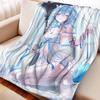 Wuthering Waves The Shorekeeper Soft Flannel Blanket Cover Warmth Anime Blanket Multifunctional Decor Home Universal Blankets