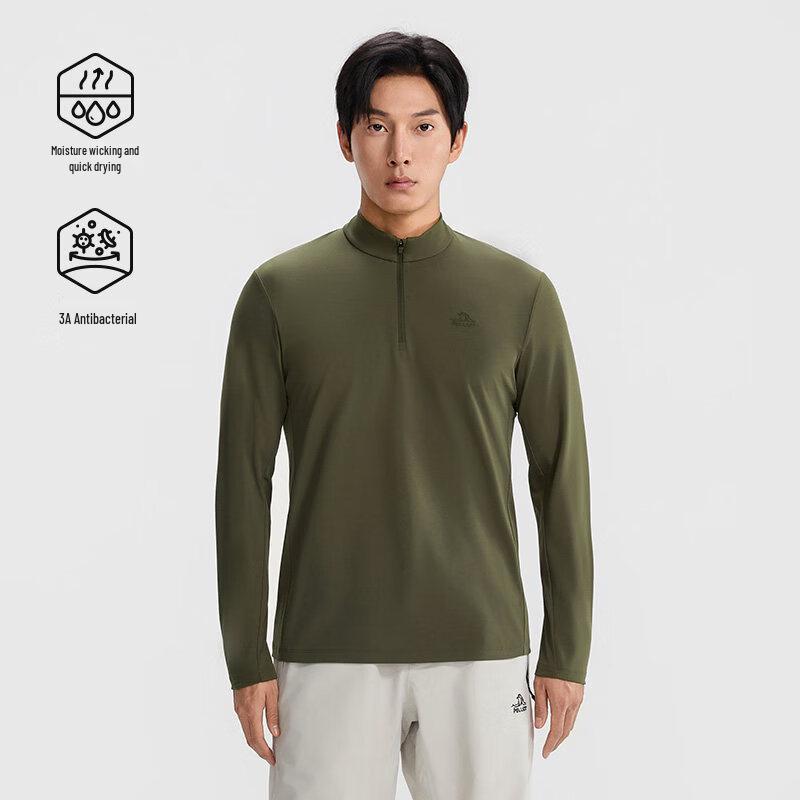 Pelliot Men s Anti-Bacterial Quick-Dry Long-Sleeve T-Shirt S