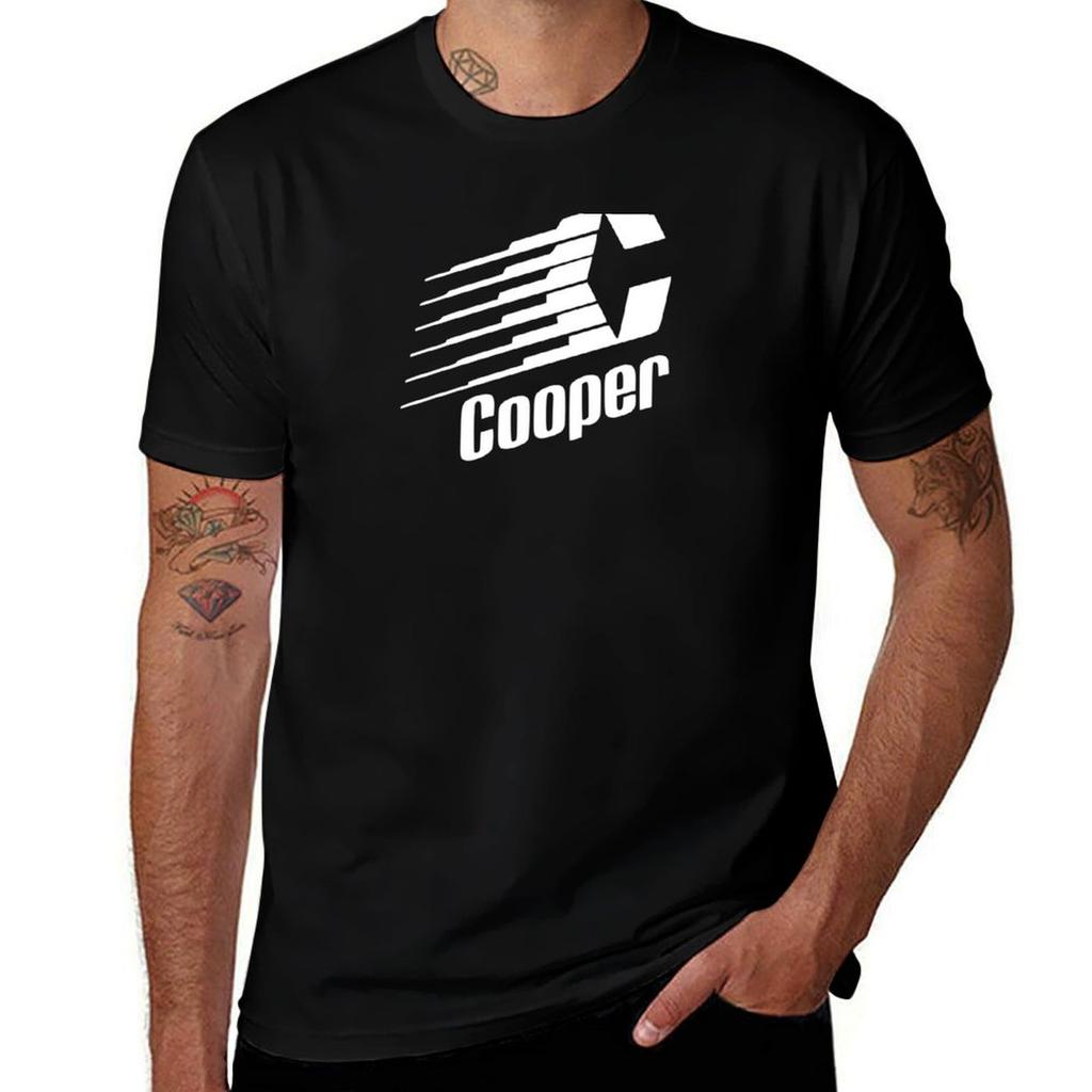 Cooper Hockey Retro Logo Tshirt All Match Print Short Sleeve Top Tshirt