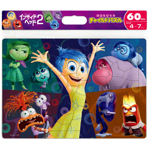 

Tenyo 60 Piece Children s Puzzle Various Feelings (Inside Head 2) [Child Puzzle]