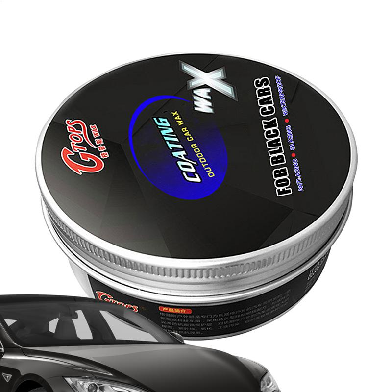 200g Car Polishing Wax Auto Wax Polish Exterior Car Detailing Scratch Remover Maintenance Wax for Black Cars Maintenance Care