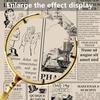 Durable Loupe Magnifier Large 10X Magnifying Glass Convenient Magnifying Glass  Reading