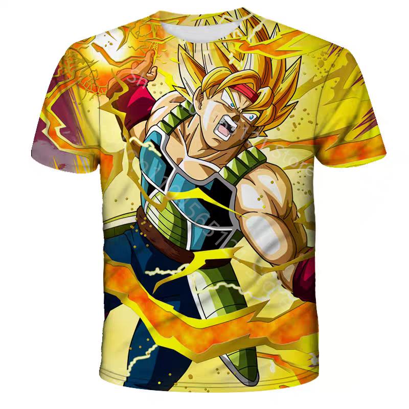 Dragon Ball Tshirt Clothes Kakarot Goku Super Saiyan Vegeta Fashion Streetwear