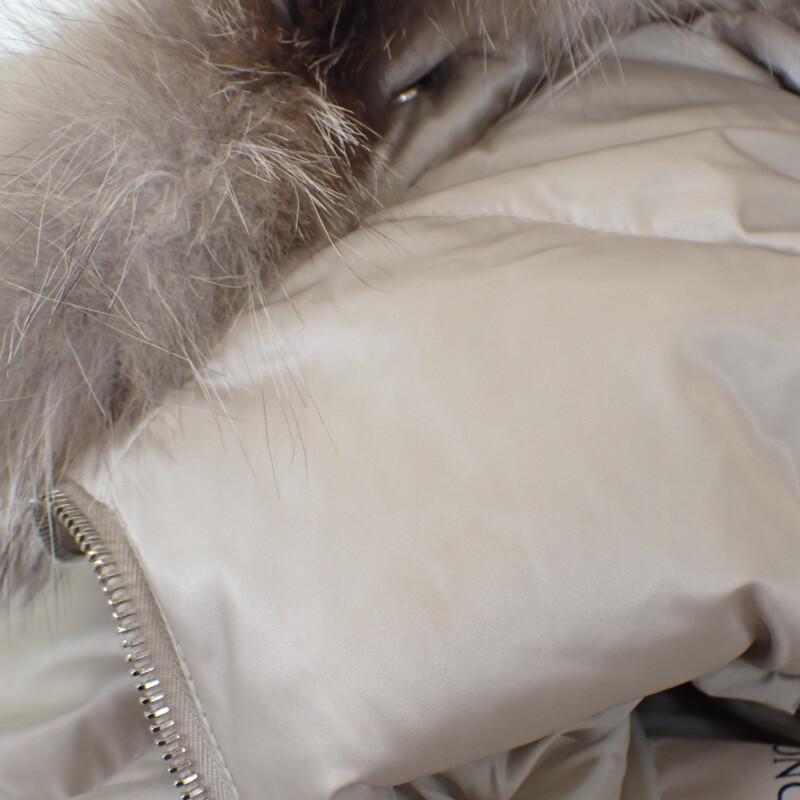 Moncler H20931A0013559685 1 Down Jacket Gray Nylon Women