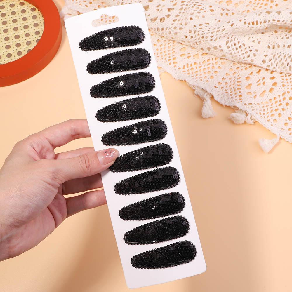 10Pcs/Set Korean Party Sequins BB Clips Hair Clips for Kids Handmade Hairpins Barrettes Headwear Girls Baby Hair Accessories