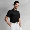 Fila Golf Series Casual Comfortable Short Sleeve Polo Shirt Men Tops Deep-Black A11M535103F-BK