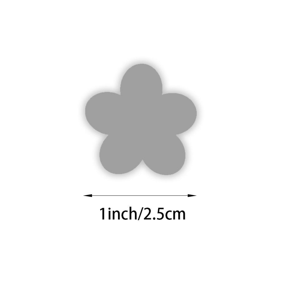 Heart-Shaped Love Stickers - 500 Self-Adhesive Labels per Roll