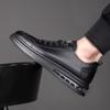 Fashion Spring Autumn Designer New Platform Air Cushion Leather Men's Shoes Fashion Soft Sole Casual Wear-resistant Outdoor Men Sneakers