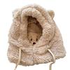 Cute Premium Material Warm Furry Hat Windproof Warm Lining Winter Cycling Hat Beanies Caps
