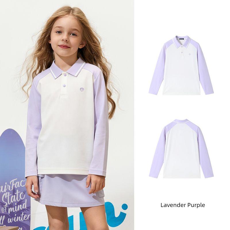 Navigare Italian Small Sailboat Kidsren's Polo Shirt 2026 Spring New Style Long-Sleeved Breathable Top for Boys