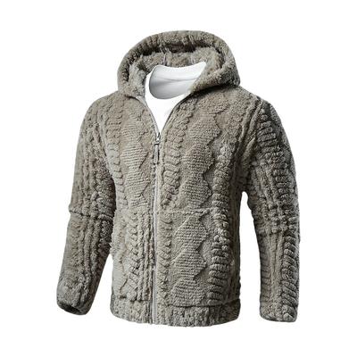 Loose Fitting Casual Autumn and Winter Jacket, Fleece Jacket, Men's and Women's Couple, Autumn and Winter Plus Fleece Thick Warm Cardigan
