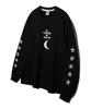 ALVINCLO Star & Luna Oversized Long Sleeve Tee Avt939 (2 Colors)