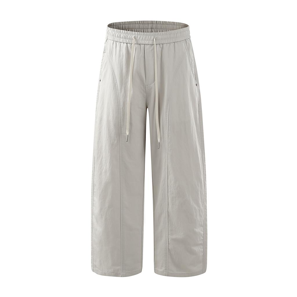 High-end French Tencel Lyocell Commuter Casual Pants Men's Summer Thin Cold Comfortable Straight Pants