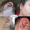 50 Bucăți Retinere Clare pentru Piercinguri Inele Nas Limbă Mamelon Buric Studuri Sprânceană Buze Nas Cartilaj Tragus Dop Cercel